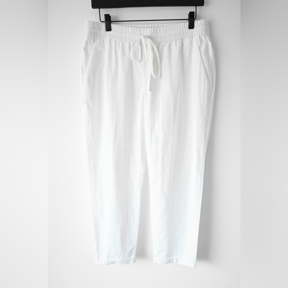 J Crew Linen Blend Joggers NWT